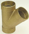 NIBCO E090050 Drain, Waste & Vent Pipe Fitting: 1-1/2" Fitting, C x C x C, Cast Copper