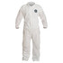 Dupont PB125SWH5X00250 Disposable Coveralls: Size 5X-Large, Film Laminate, Zipper Closure