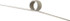 Gardner Spring 609180105SL 180° Deflection Angle, 0.982" OD, 0.106" Wire Diam, 7 Coils, Torsion Spring