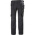 Helly Hansen 77467_990-36/32 Work Pants: General Purpose, Cotton & Polyester, Black, 36" Waist, 32" Inseam Length