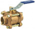 NIBCO NJ9300E Standard Manual Ball Valve: 2-1/2" Pipe, Full Port