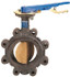 NIBCO NLG350F Manual Lug Butterfly Valve: 3" Pipe, Lever Handle