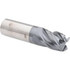 Accupro 12180646 Corner Radius End Mill: 3/4" Dia, 1" LOC, 0.06" Radius, 4 Flutes, Solid Carbide