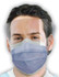 Crosstex International  GCIPWT ASTM Level 1 Mask, Latex Free (LF), Turquoise, 25/bx, 4 bx/ctn