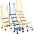 Vestil LAD-3-W-P 3-Step Ladder: Steel, Type IA