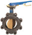 NIBCO NLG200F Manual Lug Butterfly Valve: 3" Pipe, Lever Handle