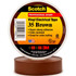 3M 7000132638 Electrical Tape: 1/2" Wide, 20' Long, 7 mil Thick, Brown