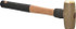 American Hammer AM4BRWG Non-Marring Hammer: 4 lb, 1-5/8" Face Dia, Brass Head