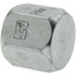 Brennan BD-10443 Steel Flared Tube Cap: 5/16" Tube OD, 1/2-20 Thread, 37 ° Flared Angle