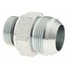 Brennan BD-16361 Steel Flared Tube Connector: 1-1/4" Tube OD, 1-5/8-12 x 1-5/16-12 Thread, 37 ° Flared Angle