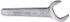 Martin Tools 1237MM Service Open End Wrench: Single End Head, 37 mm, Single Ended