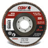 CGW Abrasives 42454 Flap Disc: 5/8-11 Hole, 60 Grit, Ceramic, Compact