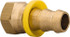 CerroBrass P-309-88 Barbed Push-On Hose Female Connector: 3/4" UNF, Brass, 1/2" Barb