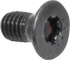 Camcar 34773 Flat Socket Cap Screw: #10-32 x 3/8" Long, Alloy Steel, Black Oxide Finish