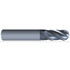 Eliminator 2040-3750 Ball End Mill: 0.375" Dia, 4 Flute, Solid Carbide