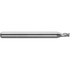 SGS 02252 Square End Mill: 0.019" Dia, 0.029" LOC, 4 Flutes, Solid Carbide