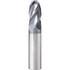 Supermill SAPB562A Ball End Mill: 0.5625" Dia, 1.25" LOC, 4 Flute, Solid Carbide