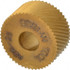 Dorian Tool 73310123644 Standard Knurl Wheel: 3/4" Dia, 90 ° Tooth Angle, 25 TPI, Diagonal, High Speed Steel