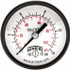 Winters PEM1429LF Pressure Gauge: 2" Dial, 1/4" Thread, NPT, Center Back Mount