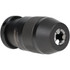 Accupro CKS130702 Drill Chuck: 1/32 to 1/2" Capacity, Tapered Mount, JT33