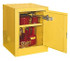 Eagle 1906X Space Saver Cabinet: Manual Closing, 1 Shelf, Yellow