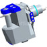 Exsys-Eppinger 7.077.298 Turret & VDI Tool Holders; Maximum Cutting Tool Size (mm): 50.00 ; Clamping System: Locknut ; Ratio: 1:1