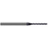 Harvey Tool 951600-C3 Square End Mill: 0.1'' Dia, 1'' LOC, 1/8'' Shank Dia, 2-1/2'' OAL, 3 Flutes, Solid Carbide