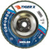 Weiler 51243 Flap Disc: 5/8-11 Hole, 80 Grit, Ceramic & Zirconia Alumina, Type 29