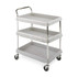 Metro BC2636-3DG Utility Cart: 33-1/4" OAH, Polymer & Steel, Gray