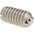 Gibraltar 10108P-G Threaded Ball Plunger: 5/16-18, 0.156" Ball Dia, 37/64" Body Length, 0.04" Max Ball Reach