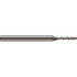 Harvey Tool 12825 Ball End Mill: 0.025" Dia, 0.125" LOC, 3 Flute, Solid Carbide