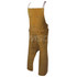 PIP 3242 Split Leg Bib Apron: Welding, Kevlar & Pigskin Leather, 42" OAL, Shoulder & Waist Straps Closure