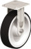 Blickle 910049 Rigid Top Plate Caster: Polyurethane, 8" Wheel Dia, 2" Wheel Width, 660 lb Capacity, 9-1/4" OAH