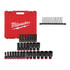 Milwaukee Tool 1718002/8001818 Socket Sets; Set Type: Deep ; Measurement Type: Metric; Inch ; Drive Size: 3/8 ; Minimum Size (Inch): 7/16 ; Minimum Size (mm): 10.00 ; Maximum Size (Inch): 1-1/4