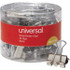UNIVERSAL UNV11240 Binder Clips; Width (Inch): 0.75in ; Color: Silver ; Capacity (Inch): 0.38 ; UNSPSC Code: 44122105