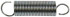 Gardner Spring 37022G Extension Spring: 1/8" OD, 1.6 lb Max Load, 2.03" Extended Length, 0.018" Wire Dia