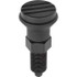 KIPP K0339.11410A7 3/4-10, 25mm Thread Length, 10mm Plunger Diam, Locking Pin Knob Handle Indexing Plunger