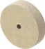 Cratex 40338 Surface Grinding Wheel: 1" Dia, 1/4" Thick, 1/8" Hole, 80 Grit