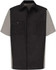 RedKap SY20CG SS S Work Shirt: General Purpose, Small, Cotton, Gray, 3 Pockets