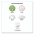 ECO-PRODUCTS,INC. EPCR12 BlueStripe 25% Recycled Content Cold Cups, 12 oz, Plastic, Clear/Blue, 50/Pack, 20 Packs/Carton