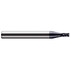 Harvey Tool 14007-C3 Square End Mill: 0.007'' Dia, 0.01'' LOC, 1/8'' Shank Dia, 1-1/2'' OAL, 4 Flutes, Solid Carbide