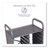 GRATNELLS USA, LLC SSET134406 Callero Plus Double Column Trolley Set 13, Metal, 1 Shelf, 8 F2 Deep Bins, 27.4" x 17.3" x 41.5", Silver/Royal Blue