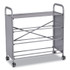 GRATNELLS USA, LLC SSET214419 Callero Plus Treble Column Trolley Set 17, Metal, 1 Shelf, 16 F1 Bins, 4 F2 Bins, 40.6" x 17.3" x 41.5", Silver/Light Gray