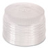 HFA INC 2012DL Round Plastic Dome Lid, Embossed, Fits 212/213, 16" Diameter, Clear, 25/Carton