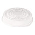 HFA INC 2012DL Round Plastic Dome Lid, Embossed, Fits 212/213, 16" Diameter, Clear, 25/Carton