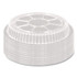 HFA INC 2046DL Plastic Dome Lids, Fits Round Pan 2046, 9" Diameter x 0.88" h, Clear, 500/Carton