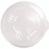 HFA INC 4012DL Plastic Dome Lids, Embossed, Fits 4012/4013, 12" Diameter, Clear, 25/Carton