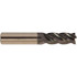 Accupro 6503217 Square End Mill:  0.3125" Dia, 0.8125" LOC, 0.3125" Shank Dia, 2.5" OAL, 4 Flutes, Solid Carbide