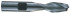 RobbJack NR-204-13 Square End Mill: 13/32'' Dia, 1'' LOC, 7/16'' Shank Dia, 2-3/4'' OAL, 2 Flutes, Solid Carbide