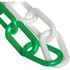 Mr. Chain 51033-100 Barrier Rope & Chain; Material: Plastic; Polyethylene ; Material: HDPE ; Type: Safety Chain ; Snap End Material: Plastic; Polyethylene ; Hook Fitting Material: Plastic ; Color: Green/White